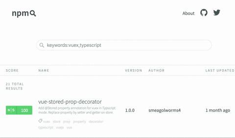 Vuex helper packages for TypeScript