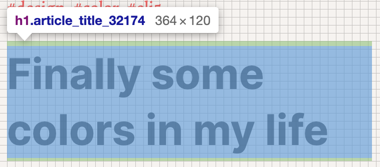 Text baseline and height aligned with the background grid.